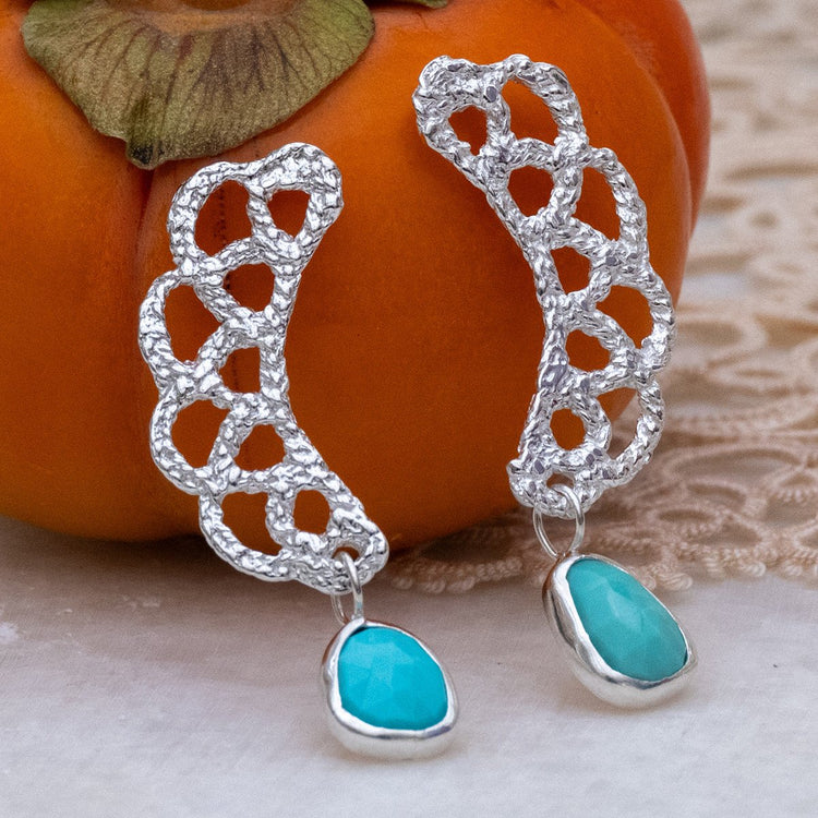 Turquoise Drop Melanie Earrings