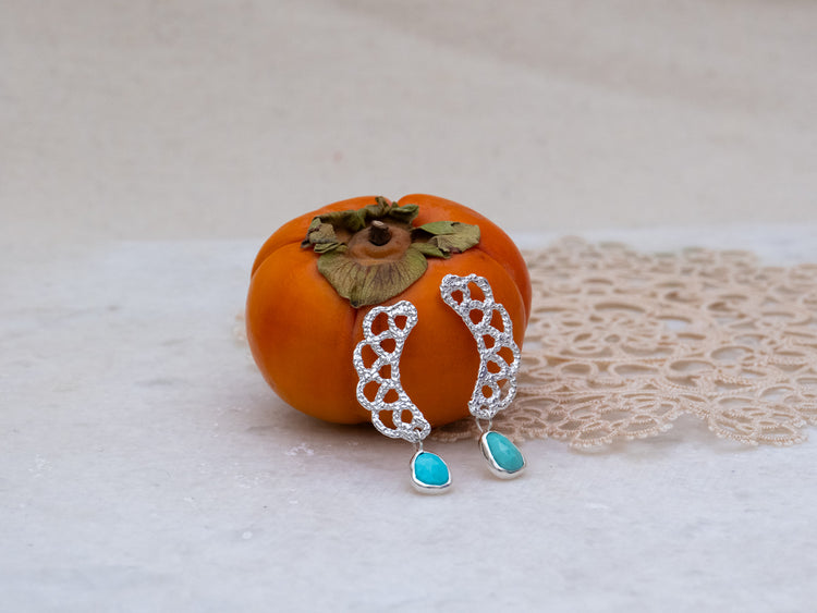Turquoise Drop Melanie Earrings