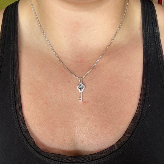 Silver Crochet Lace Key (Limited Release)