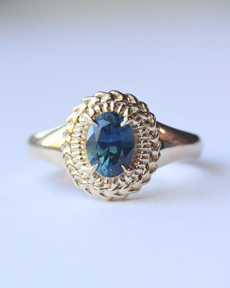 Nancianna Sapphire Solitaire