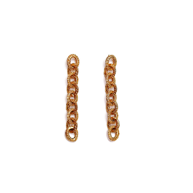 Gina Long Chain Earrings