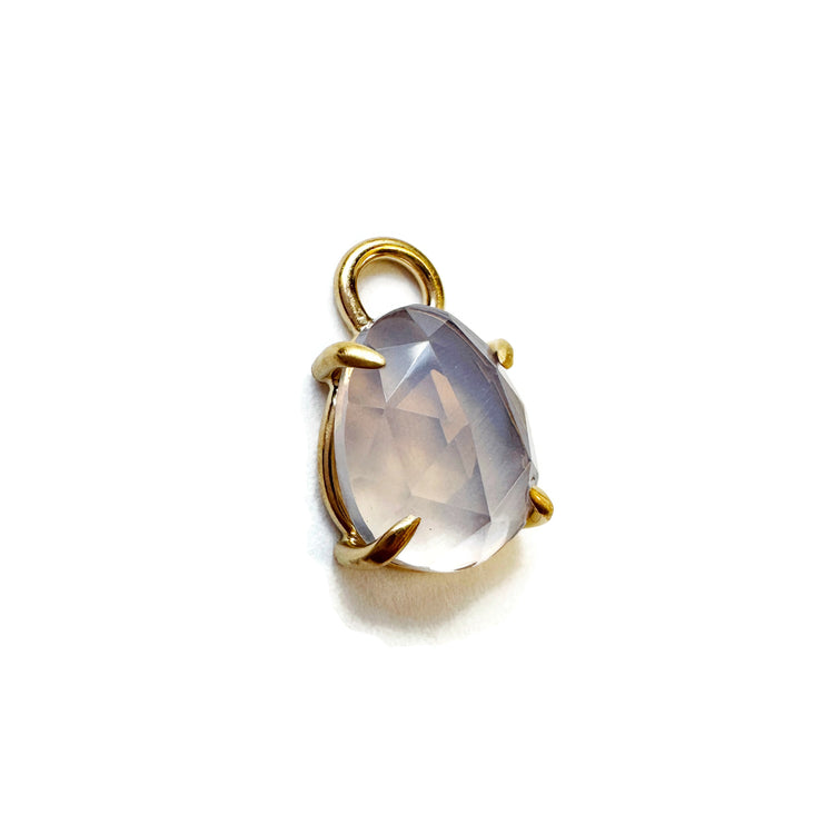 Lavender Quartz Charm