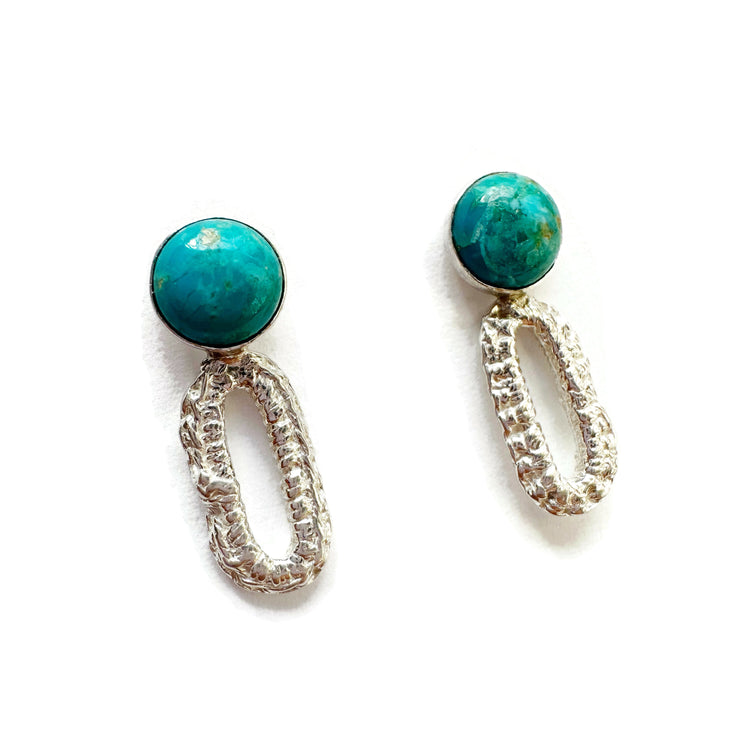 Abbi Studs with Petite Turquoise