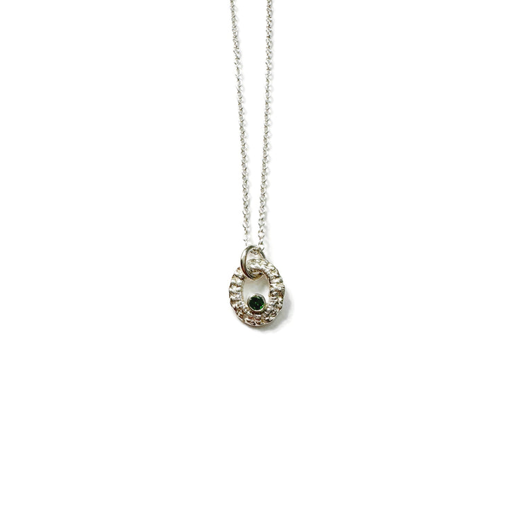 Nancianna Necklace in Silver + Gemstones