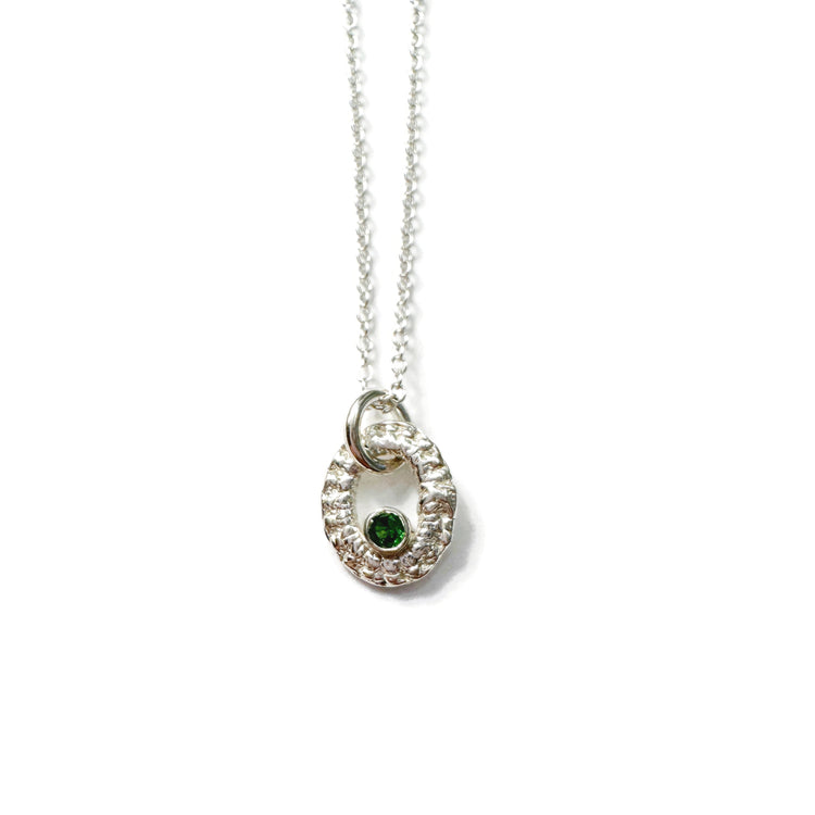 Nancianna Necklace in Silver + Gemstones