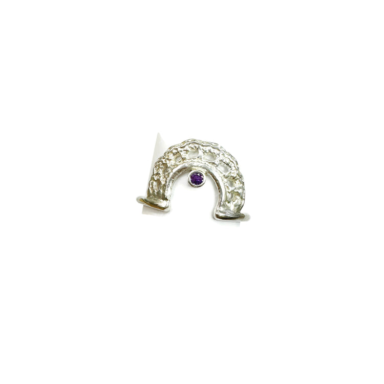 Monica Ring in Silver + Gemstone