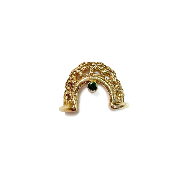 Monica Ring in Gold + Gemstone