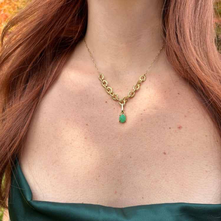 Chrysoprase Charm