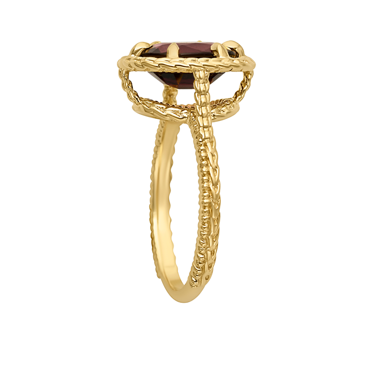 Tourmaline Tannya Solitaire // 10kt Recycled Gold