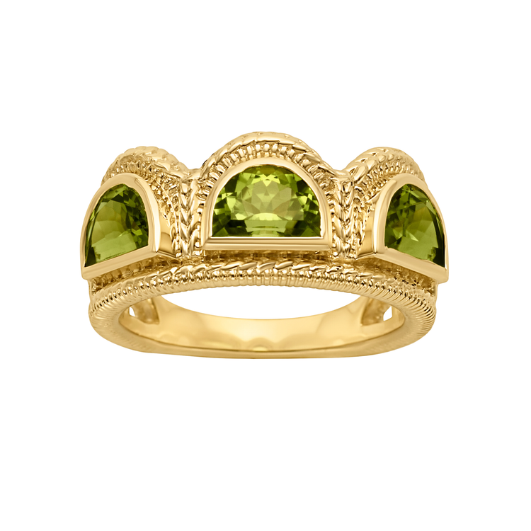 Peridot Rachael Ring // 14kt Fairmined Gold
