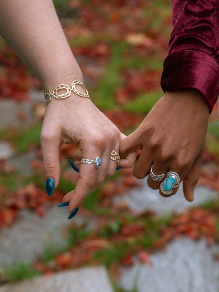 Dendritic Opal Rachael Gemstone Ring