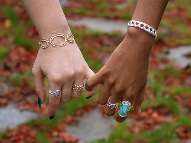 Dendritic Opal Rachael Gemstone Ring