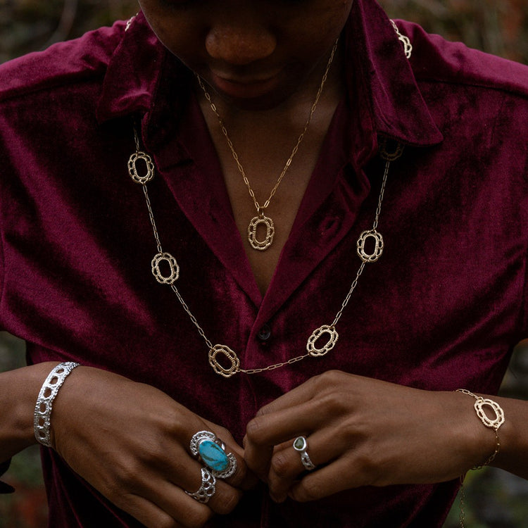 Small Laurel Necklace