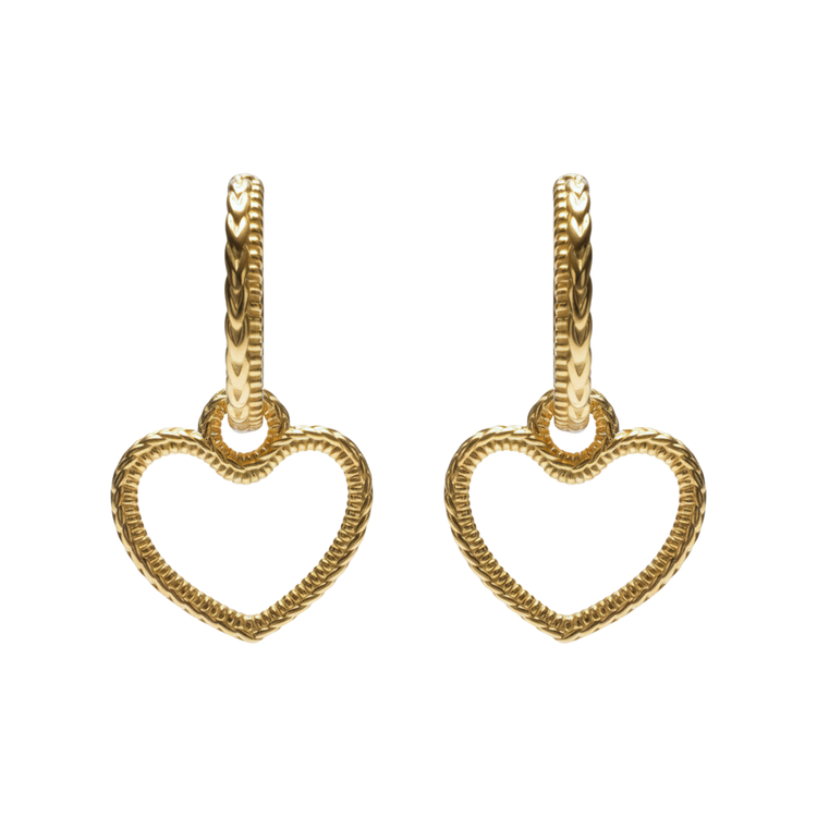 Heather Huggie Heart Charm