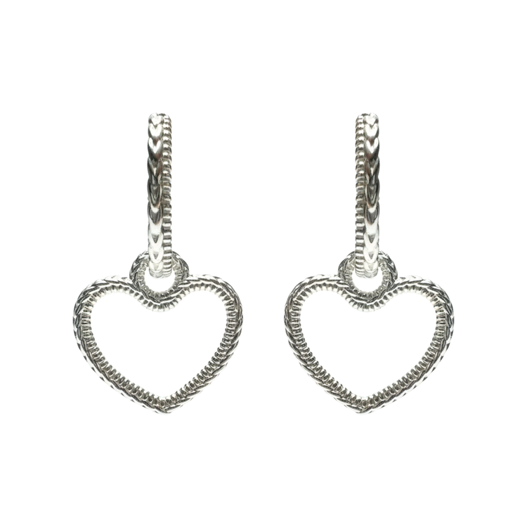 Heather Huggie Heart Charm