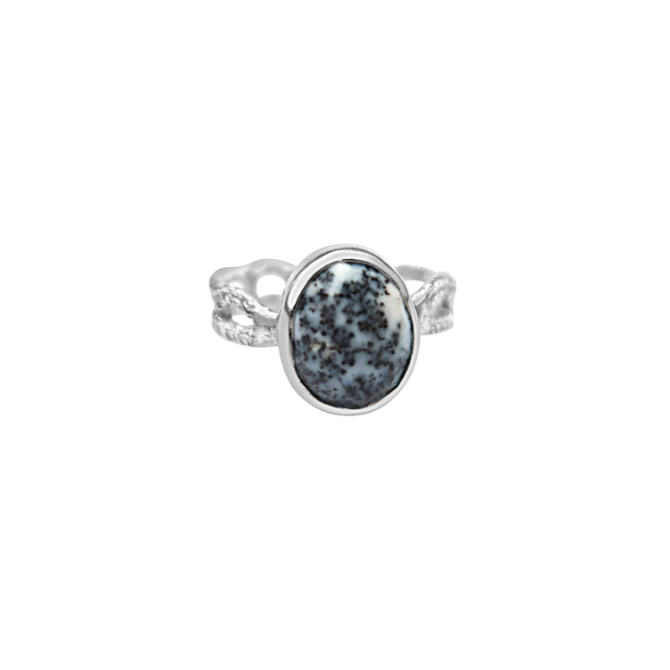 Dendritic Opal Rachael Gemstone Ring