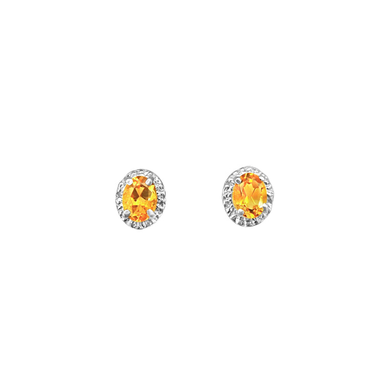 Nancianna Big Gemstone Studs