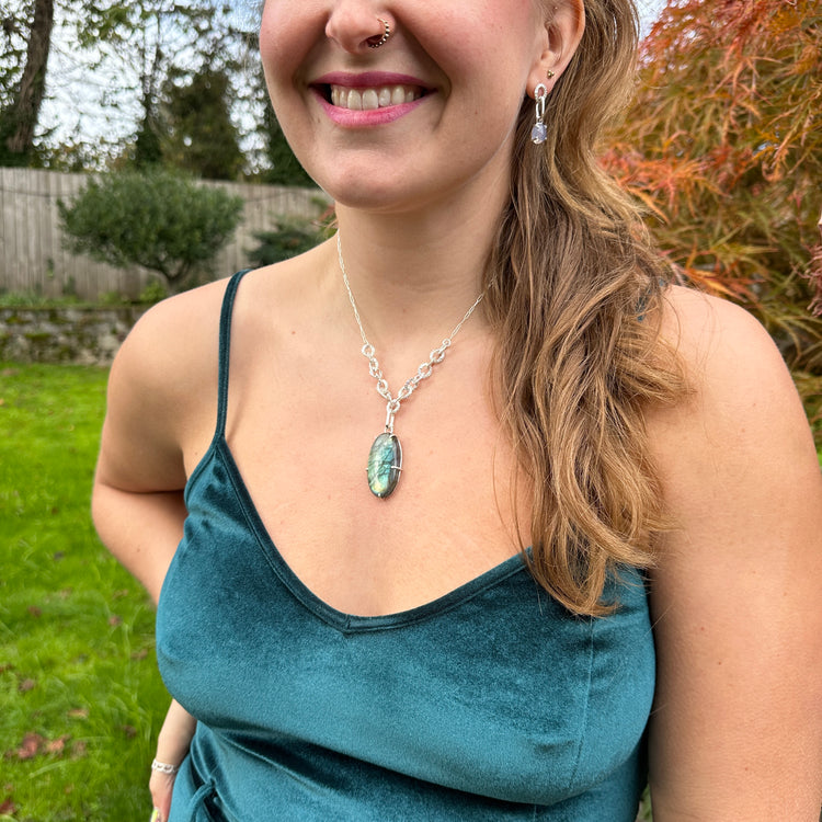 Labradorite Pendant 2 // One-of-a-Kind