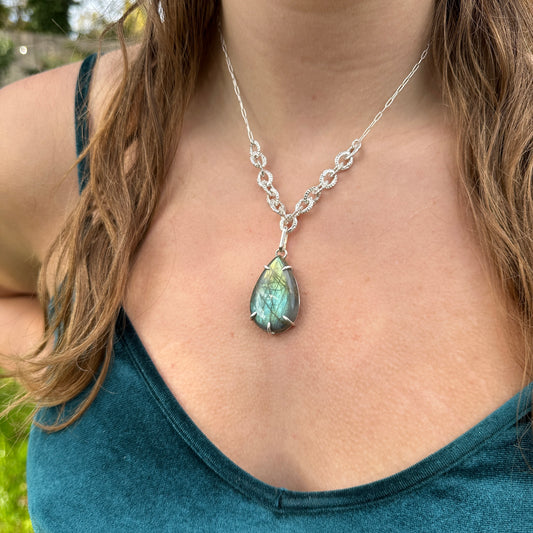 Labradorite Pendant 4 // One-of-a-Kind