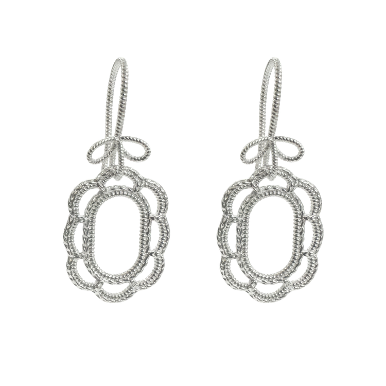 Small Laurel Hoops