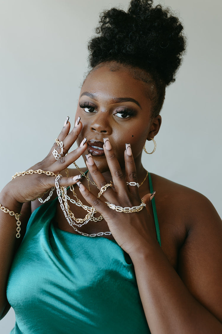 Taylor Paperclip Chain Necklace