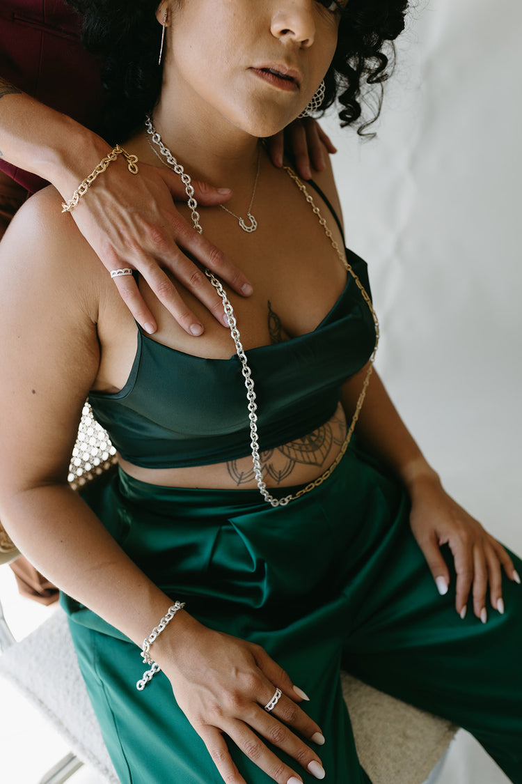 Taylor Paperclip Chain Necklace