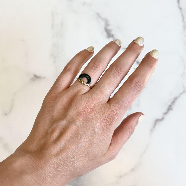 Baras Ring // Sage-Rings-Twyla Dill-4.5-Sterling Silver-Seattle Jewelry-Handmade Jewelry-Seattle Jeweler-Twyla Dill