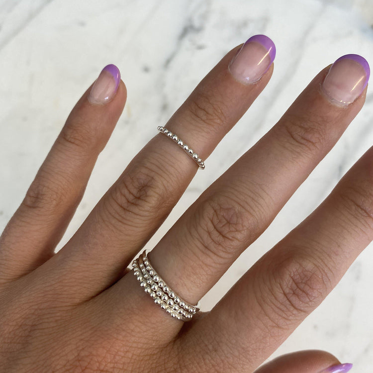 Pathway Ring // Midi & Stacking Ring-Rings-Twyla Dill-2.5-Sterling Silver-Seattle Jewelry-Handmade Jewelry-Seattle Jeweler-Twyla Dill