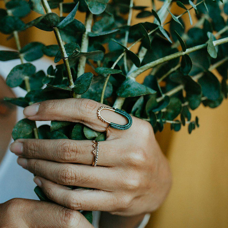 Pathway Ring // Midi & Stacking Ring-Rings-Twyla Dill-2.5-Sterling Silver-Seattle Jewelry-Handmade Jewelry-Seattle Jeweler-Twyla Dill