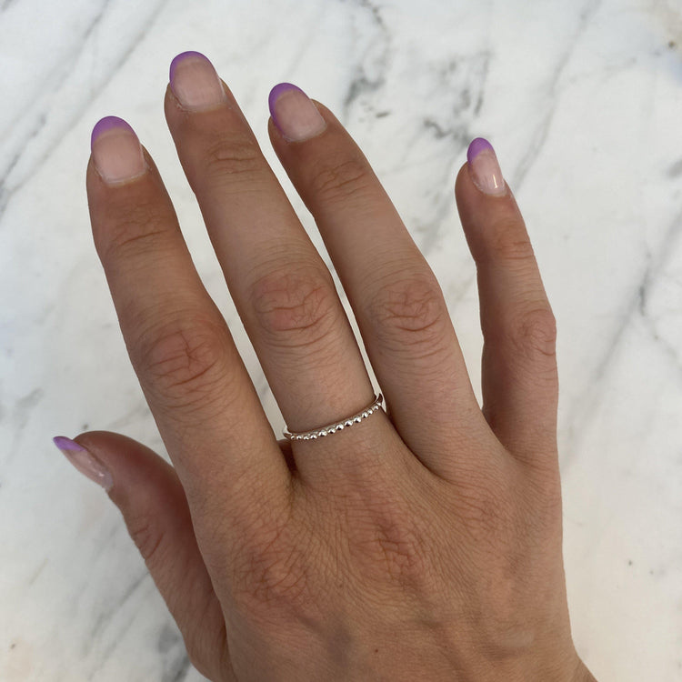 Pathway Ring // Midi & Stacking Ring-Rings-Twyla Dill-2.5-Sterling Silver-Seattle Jewelry-Handmade Jewelry-Seattle Jeweler-Twyla Dill