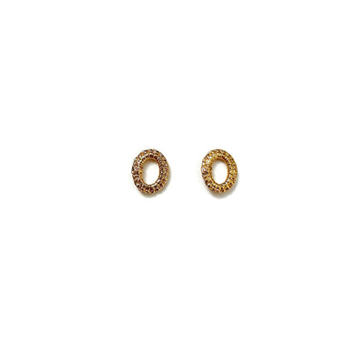 Nancianna Stud Earrings - Solid Gold