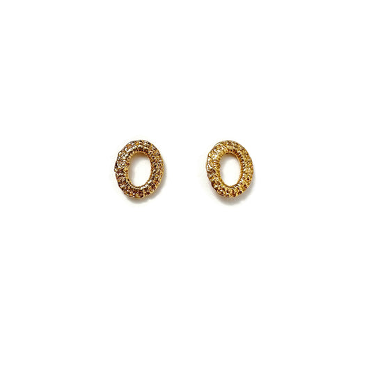 Nancianna Stud Earrings - Solid Gold