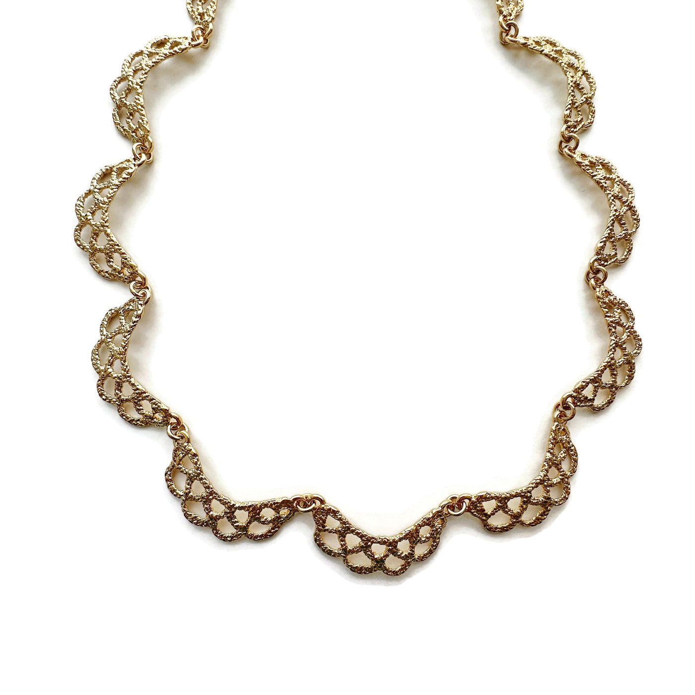 Melanie Statement Necklace - Solid Gold