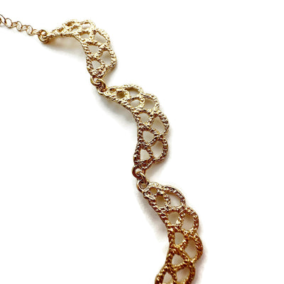 Melanie Statement Necklace - Solid Gold