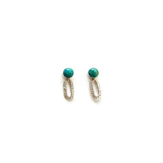 Abbi Studs with Petite Turquoise