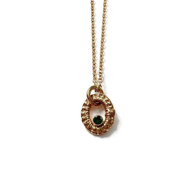 Nancianna Necklace in Gold + Gemstones