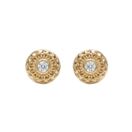 Vedo Studs - 10kt gold