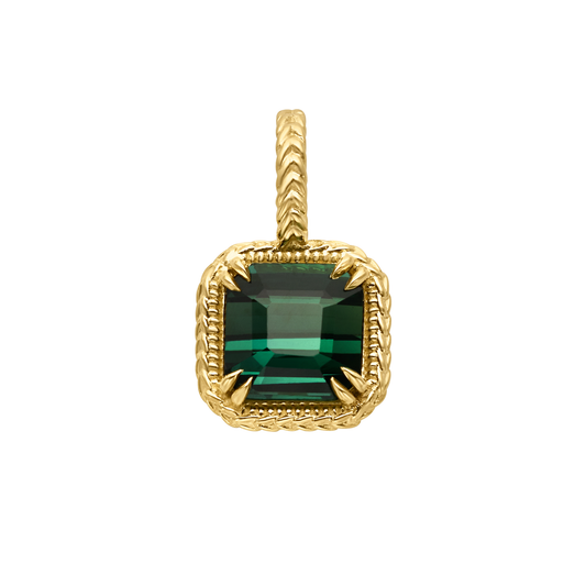 Tourmaline Alex Charm // 10kt Recycled Gold