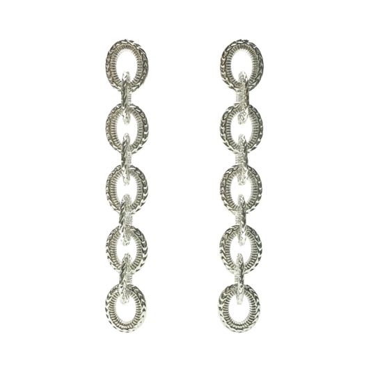 Gina Long Chain Earrings