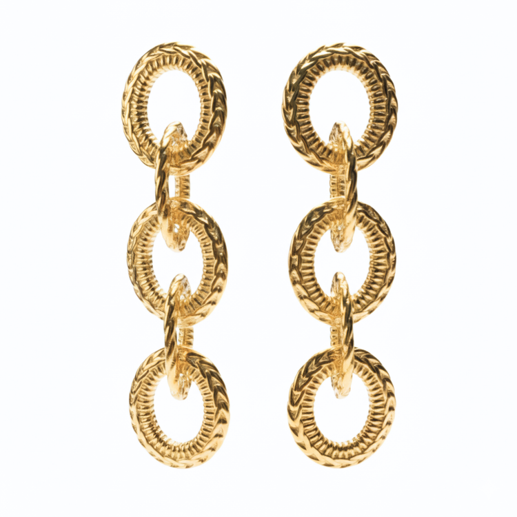Gina Short Chain Earrings
