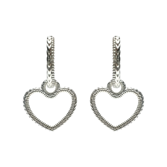 Heather Huggie Heart Charm