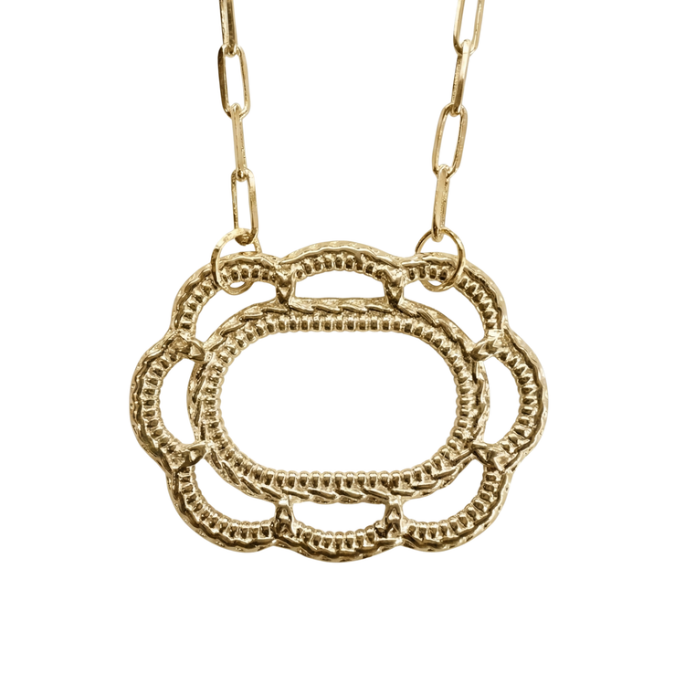 Horizontal Laurel Necklace