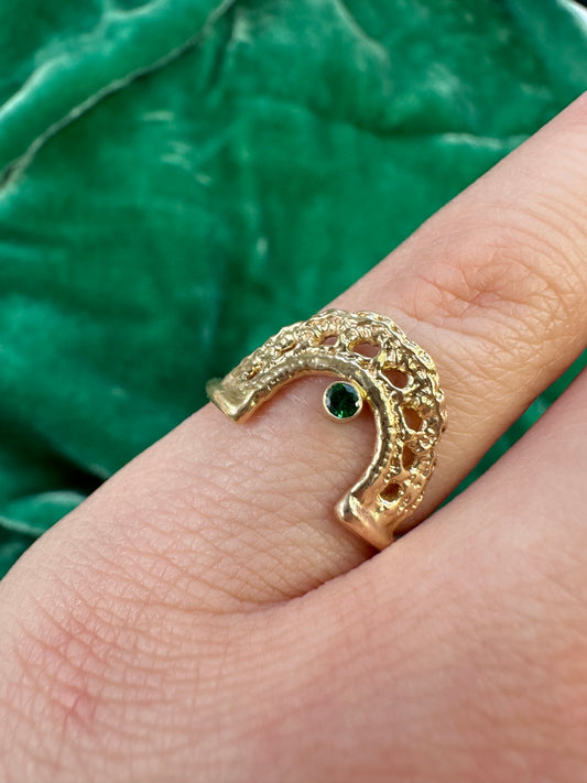 Monica Ring in Gold + Gemstone