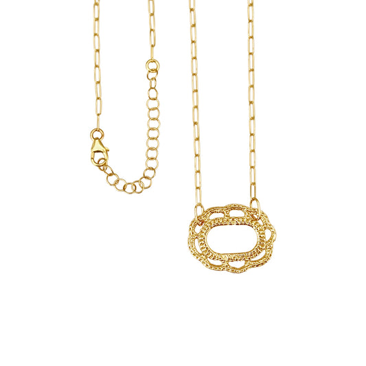 Horizontal Laurel Necklace
