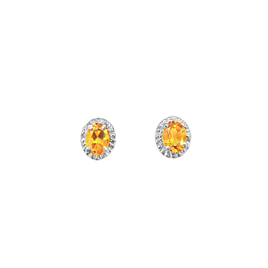 Nancianna Big Gemstone Studs