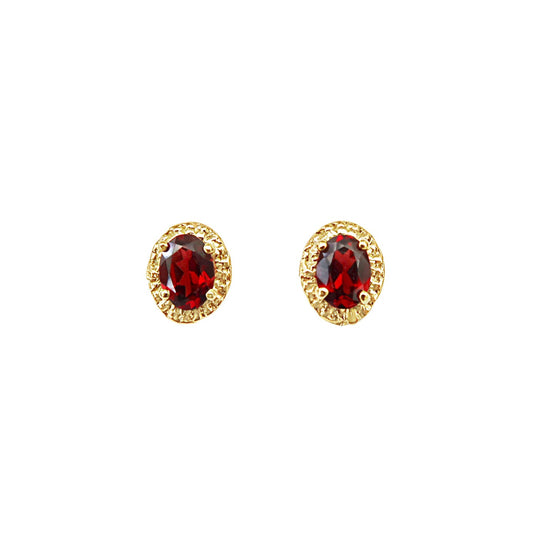 Nancianna Big Gemstone Studs