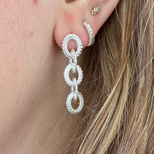Gina Short Chain Earrings
