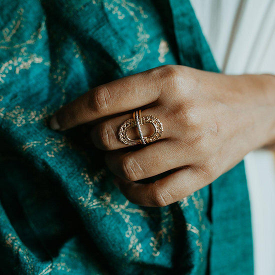 Lace Halo Ring // Silver or Gold Lace Ring-Rings-Twyla Dill-3.5-Sterling Silver-Seattle Jewelry-Handmade Jewelry-Seattle Jeweler-Twyla Dill