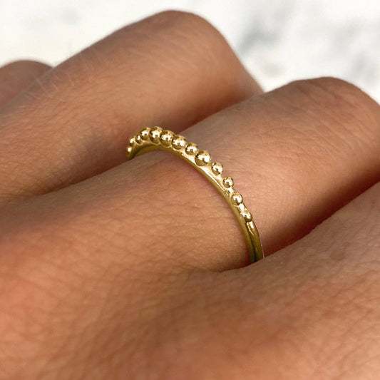 Pathway Ring // 14kt Gold-Vermeil Midi & Stacking Ring