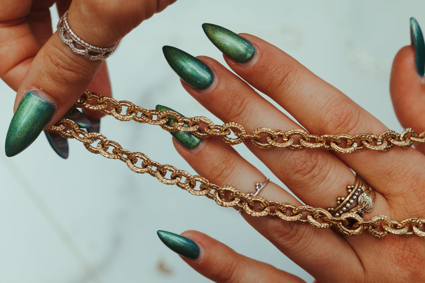 Gina Chain Necklace - Solid Gold